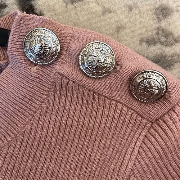 L’Agence Ronnie Rib Sweater Misty Rose S - Picture 7 of 10